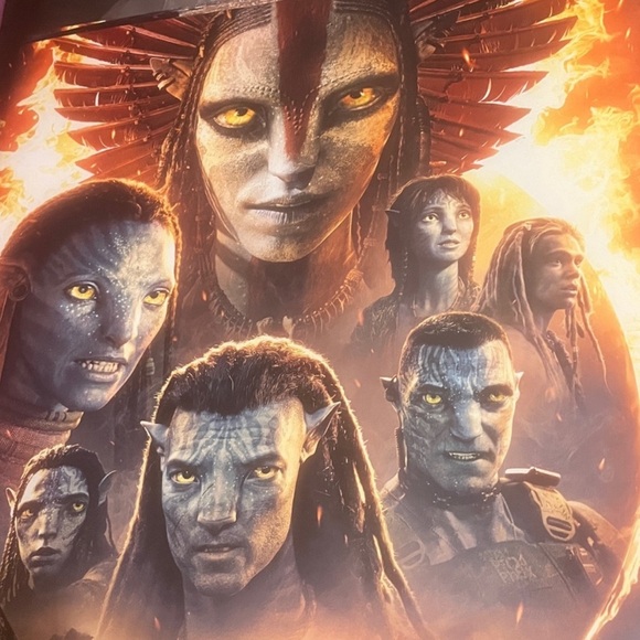 Avatar BUNDLE 2025 Fire and Ash PINS Ticket, Posters, Notebook Friend Fam NEW - Picture 8 of 14